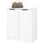 Shoe Cabinet Engineered Wood Hall Shoe Holder Cupboard Organiser Shelf-496065872