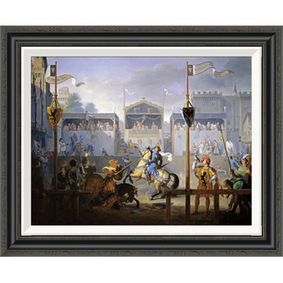 " A Fourteenth Century Tournament " by Pierre Henri Revoil
