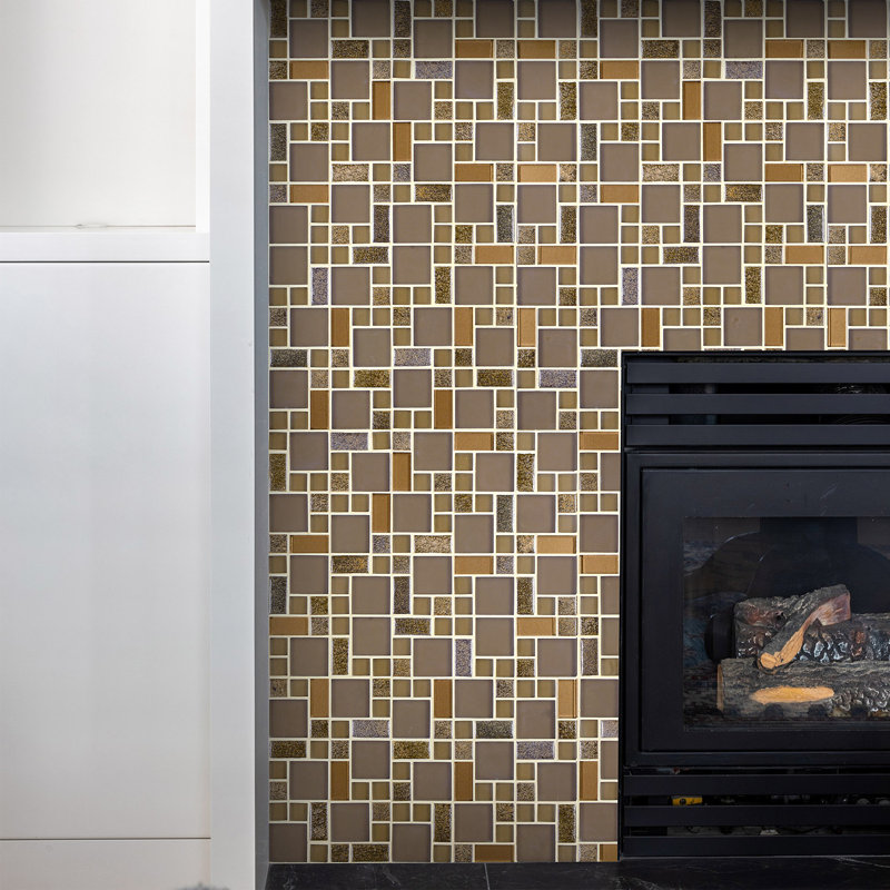 2" x 2" Glass Versailles Wall & Floor Tile