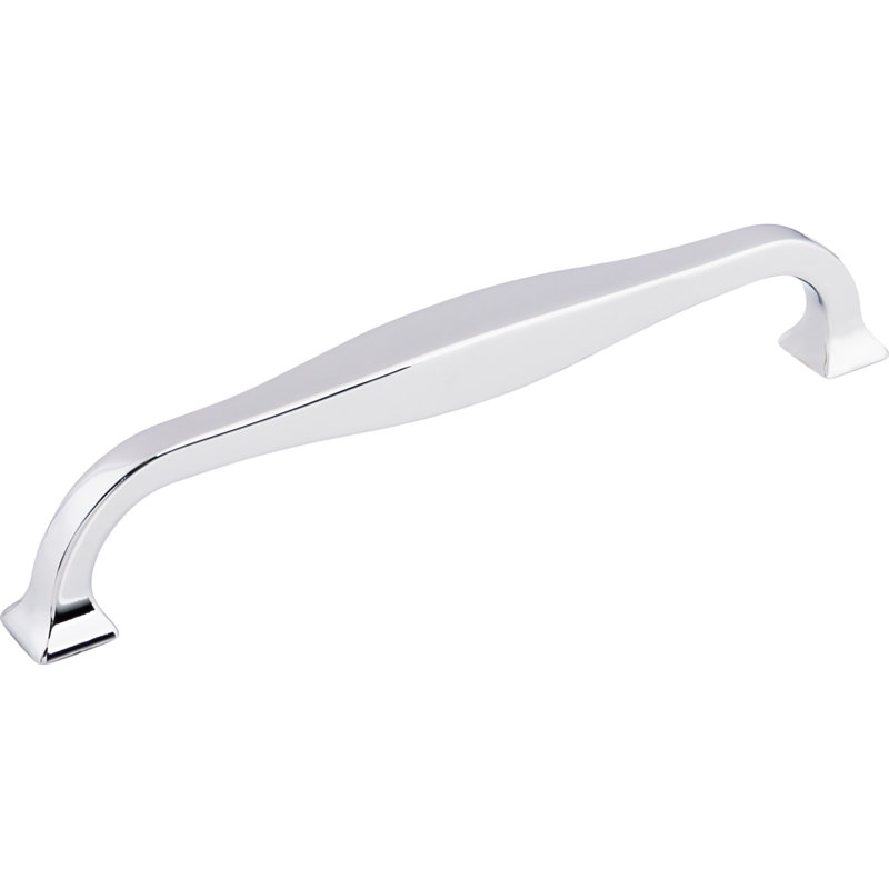 Contour Bar Pull, Polished Chrome, 6 5/16" Center to Center