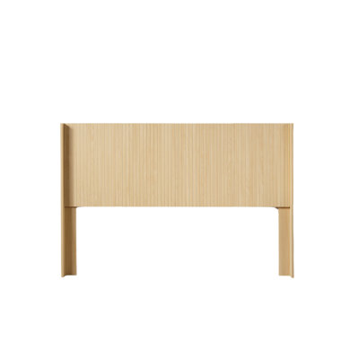 Queen Wooden Headboard, Wooden Queen Headboard Only 64.4 Inches Wide, Modern Farmhouse Headboard, Wall Mounted Recessed Panel by Latitude Run
