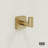 VIGO Satro 4-Piece Matte Brushed Gold Bathroom Hardware Set with 24-in Towel Bar, Toilet Paper Holder, Hand Towel Holder and Hook-124825247