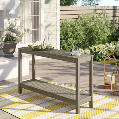 Carey Rectangular Solid Wood Outdoor Buffet & Console Table , 48.25 " W 16 " D