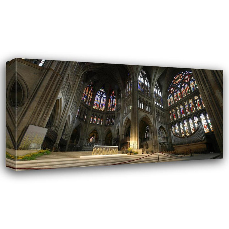Cathédrale Saint-Étienne de Metz, France, H 10 po x l 18 po