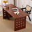 Rectangular Solid Wood Desks-108353160-108353162