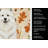 Cream Samoyed Heirloom Fall Kitchen Towel-1218231490