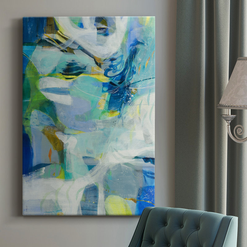 Marée basse - peinture sur toile tendue, L 40 po x H 60 po