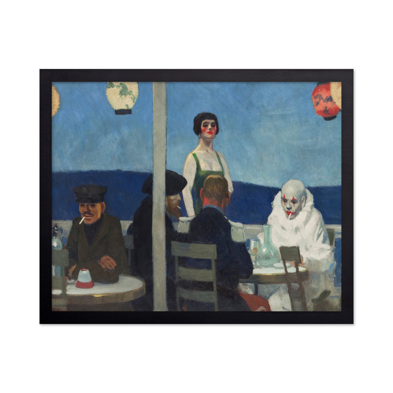 Edward Hopper - Soir bleu, Unframed, Poster, 16"H x 20"W