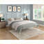 Structure de grand lit plateforme en métal - Finition blanche, aucun sommier nécessaire pour la chambre à coucher-965105571-965105573
