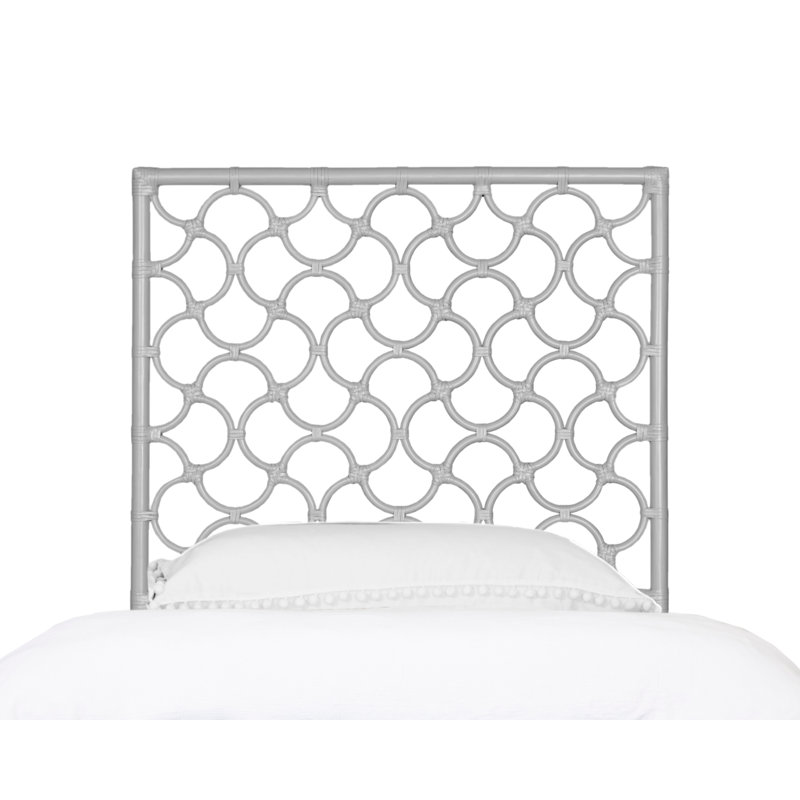 Mar Collection Headboard, Light Gray, Twin