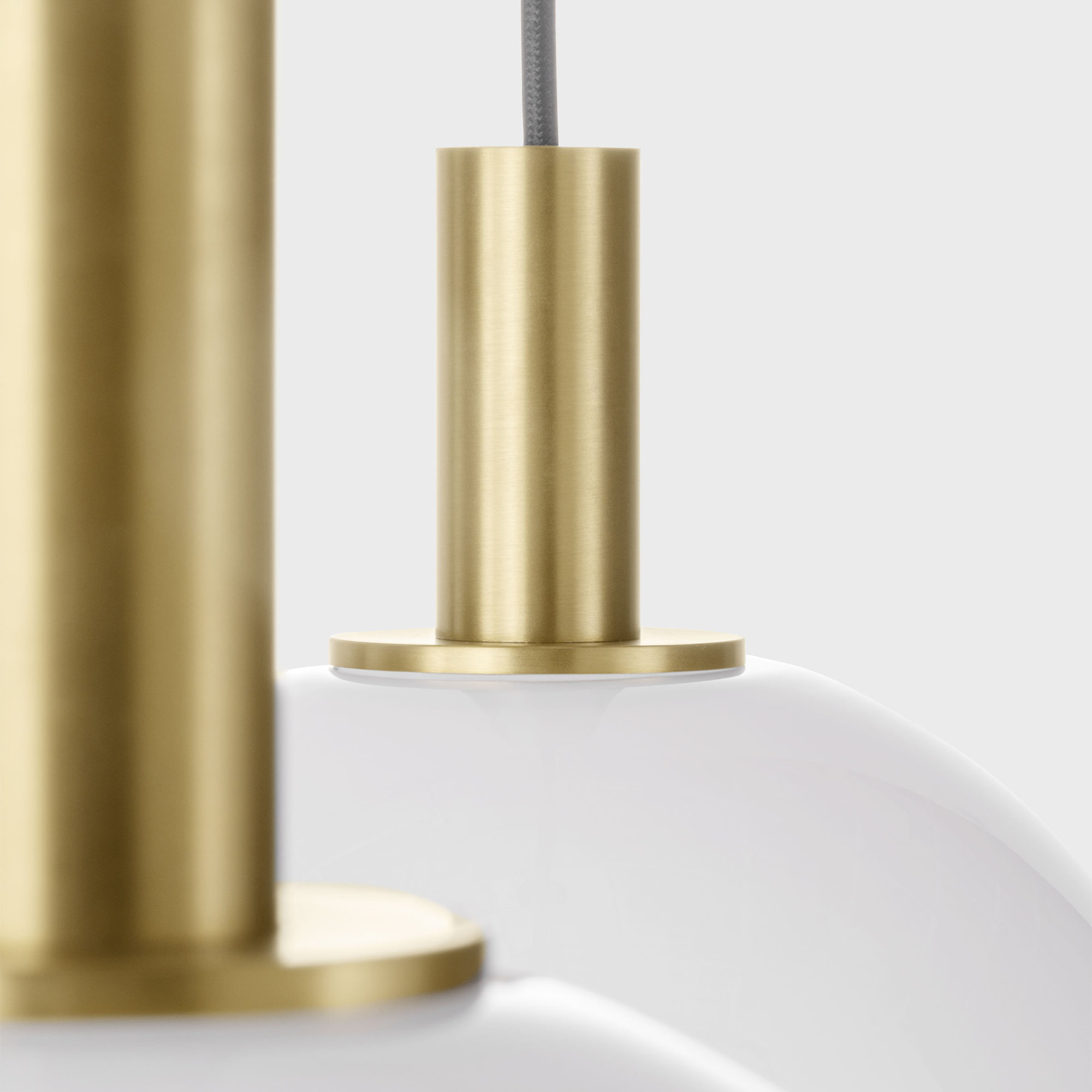 Sean Lavin Lillias 6 Light Dining Room Chandelier With Milk Clear Glass Mix Shade, Burnished Brass, 4 Lights