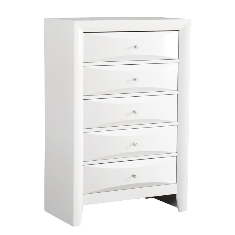 Commode Marilla, blanc, Blanc