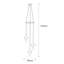 Luminaire suspendu à 3 lumières Felice
