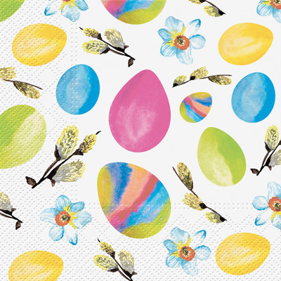 Serviettes jetables en papier Basic