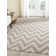 Sanyla Hand Tufted Wool Chevron Rug
