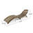Baldesi 72.75" Long Acacia Single Chaise-1710944777