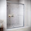 Porte de douche coulissante encadrée 60 po x 76 po avec quincaillerie en chrome poli traité CrystalTech 5/16 po Senio-120912392-120912394