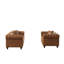 Ensemble canapé 3+3 places, canapé Chesterfield moderne du milieu du siècle, revêtement en tissu technique, canapé à accoudoirs roulés en tissu de haute technologie avec 4 coussins-12145577