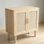Buffet de cuisine Buffet à plusieurs niveaux avec garde-manger et porte en rotin, crédence de rangement de 30,7 po pour le vestibule du salon-28213458