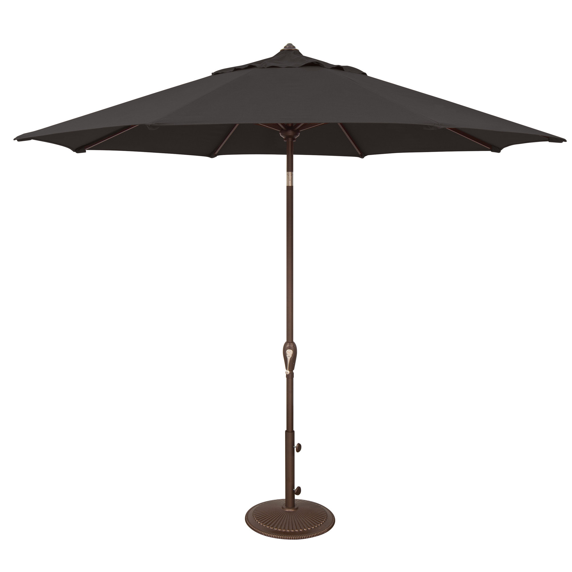 Colete 108'' Outdoor Umbrella, Black