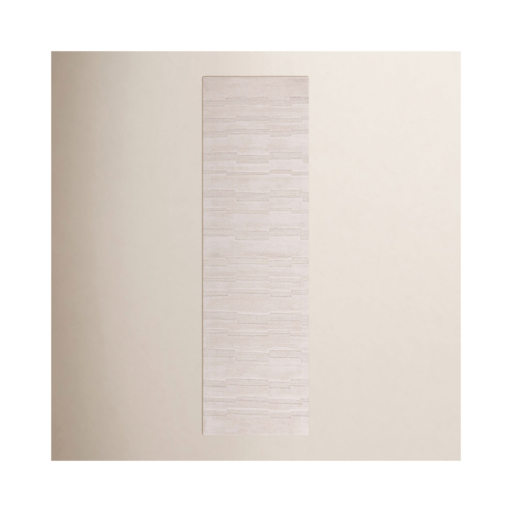 Elona Hand Tufted Beige Rug, Runner 2'3" x 8'