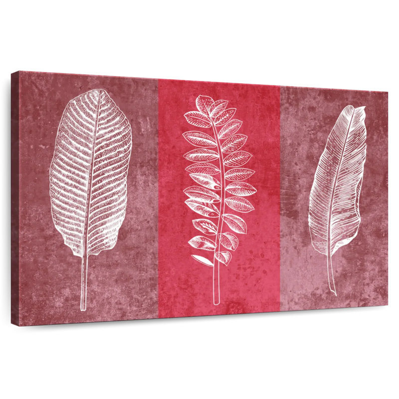 Harnek Leaf Imprints, 32" H x 48" W