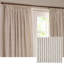 Hebden 100% Cotton Blackout Pencil Pleat Curtains-121434982-121434986
