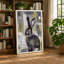 Quiet Rabbit Study Modern - Wrapped Canvas-451579604-451579625