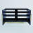 Pleated Two-Door Cabinet