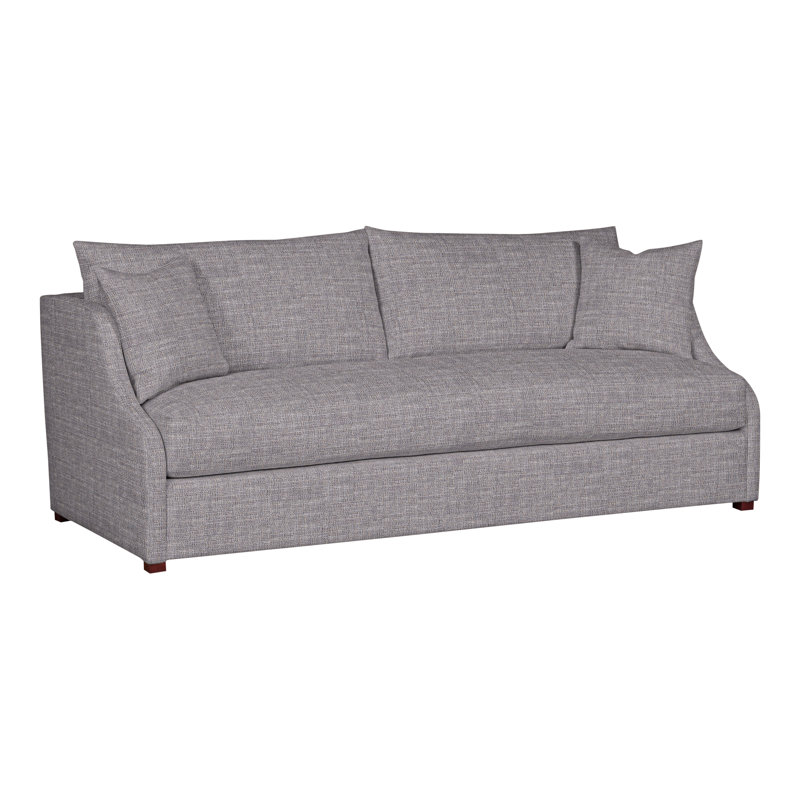 Cora Bench Seat Sofa, Nomad Slate Crypton® Chenille