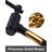 Brass Wall Mounted Two-Handle Pot Filler Kitchen Faucet with Double Joint Swing Arm-69766042