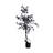 4ft. Halloween Black Maple Artificial Fall Tree