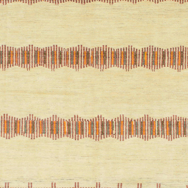 Tapis abstrait moderne 1423, Carré 7 pi