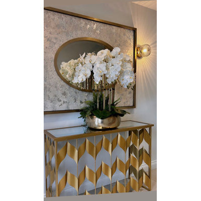 Kunstblume Orchidee in Vase