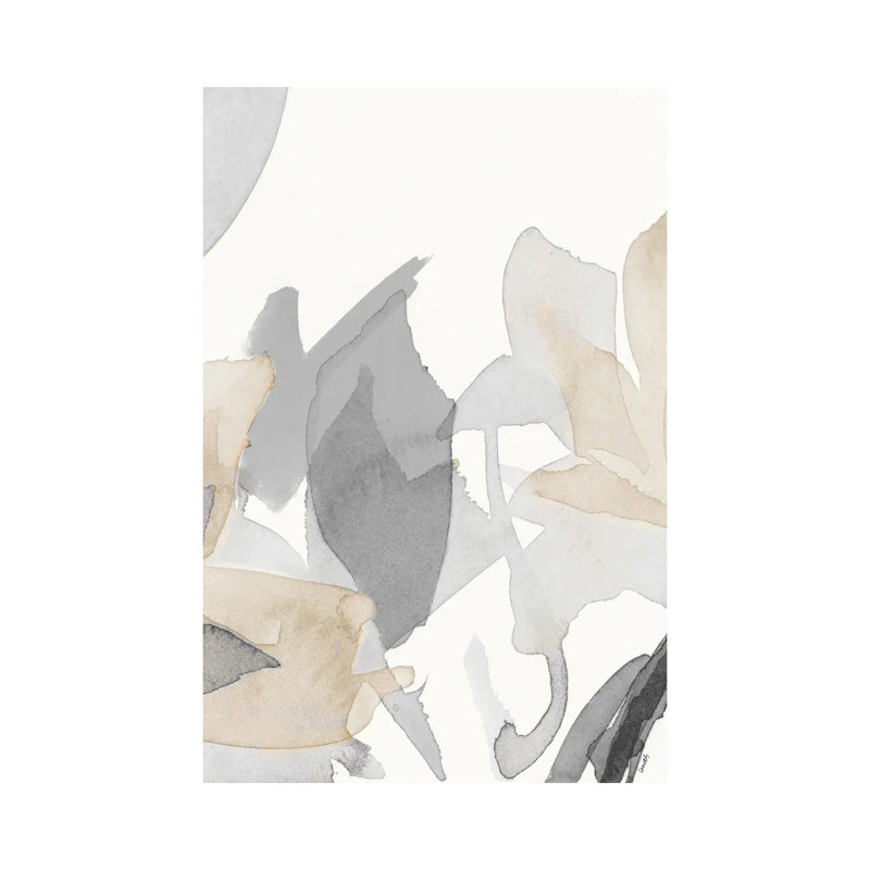 Muted Delicate Floral II 1 Piece Wall Art on Canvas, 152.4 cm H x101.6 cm W x 3.175 cm D, Does Not Apply
