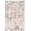 Tapis rouge / ivoire en polypropylène / laine touffeté à la main Alhowra-900206759