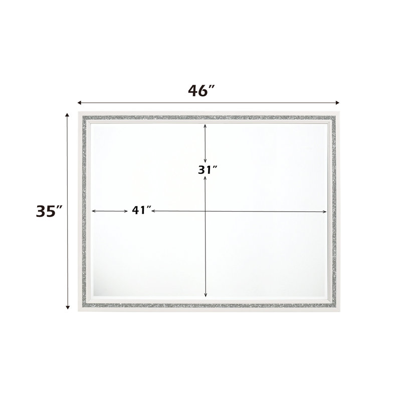 Haiden White Finish Mirror
