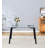 1 Piece Rectangular Dining Table Without Chair-863821731