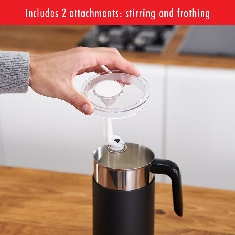 ZWILLING Enfinigy Milk Frother, Black Matte