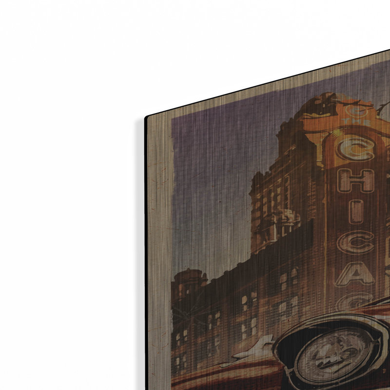 «Chicago Theatre» par Old Red Truck, H 36 po x l 24 po