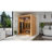DreamLine Everyday Spa 3-4 Person Capacity 59 x 47 Indoor Sauna, Hemlock