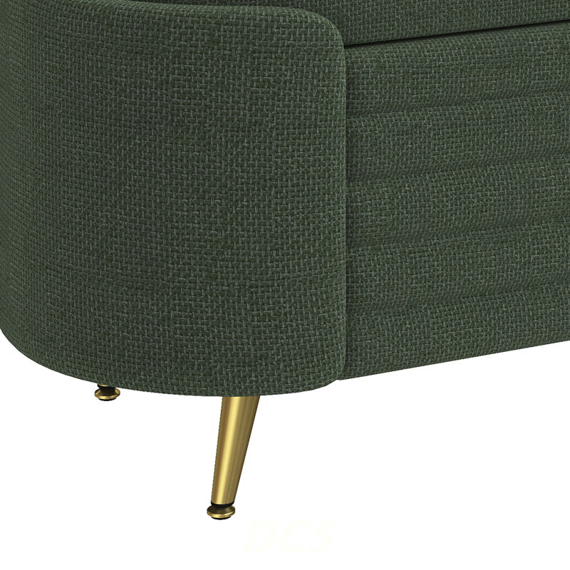 Modern Storage Ottoman Upholstered Storage Bench End Of Bed Bench Entryway Shoe Bench For Living Room, Bedroom And Entryway, Green, Shoe Storage