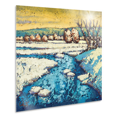 Landscape With Snow by Stefano Calisti - No Frame Print