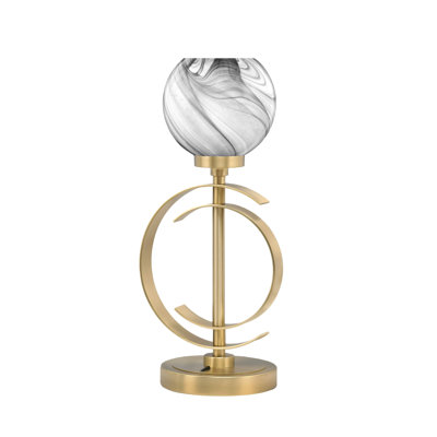 Lampe de table en acier inoxydable