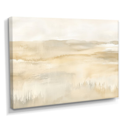 «Neutral Desert Wall Art», toile abstraite beige, Limont