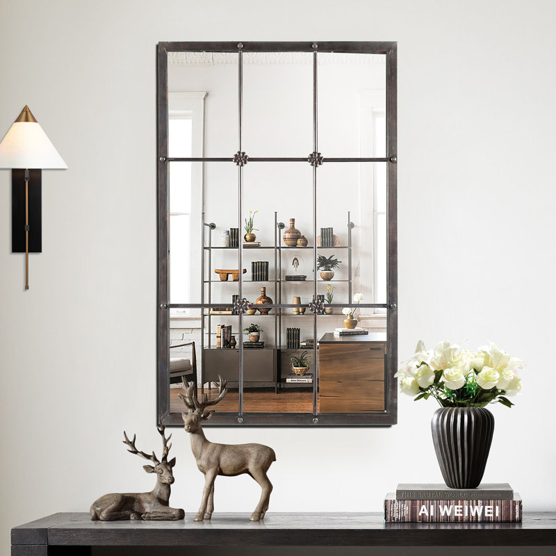 Amilea Metal Rectangle Mirror