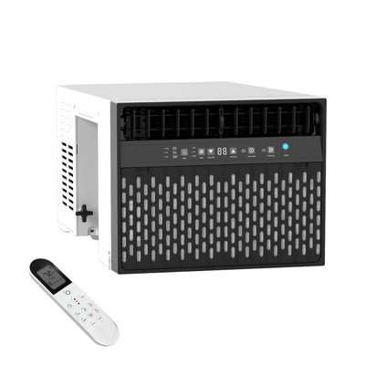 Climatiseur de fenêtre en forme de U 10000 Btu, climatiseur de fenêtre pour la pièce se refroidit 450 pieds carrés, 6 modes, climatiseurs de fenêtre avec ensemble d'installation de fenêtre complète inclus, pour chambre à coucher, salon