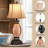 Set Of 2 Farmhouse Rustic Table Lamps For Living Room,traditional Bedroom Lamps For Night Stands Antique Decor-1078325642