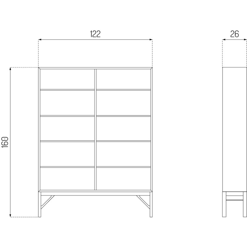 A154 Bookcase