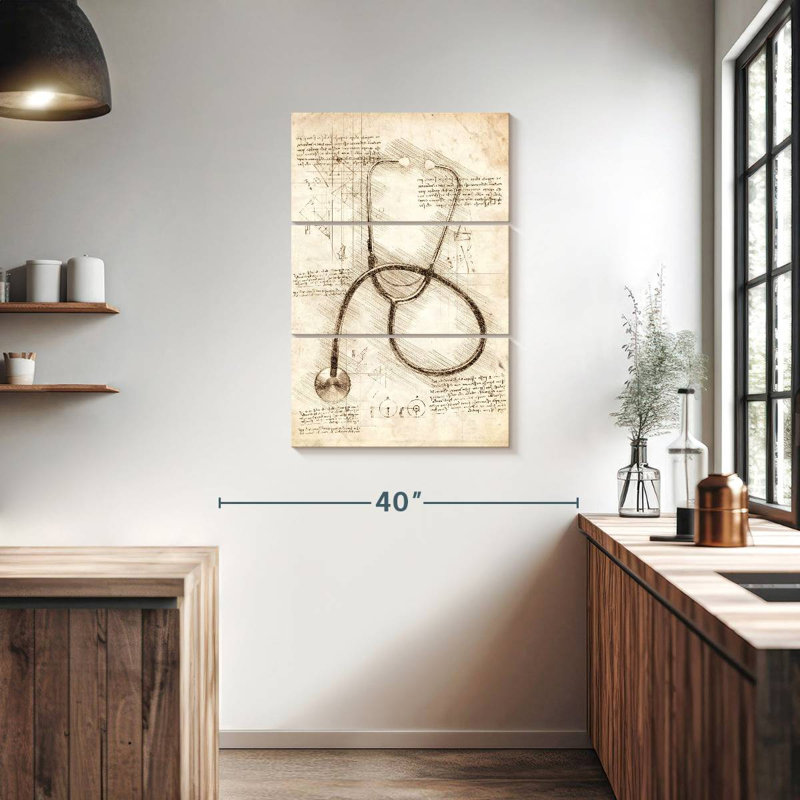 Alcaraz Stethoscope, 38" H x 24" W